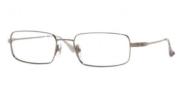 NEW RAY BAN RB 8610 1000 GUNMETAL TITAN EYEGLASSES 52MM  