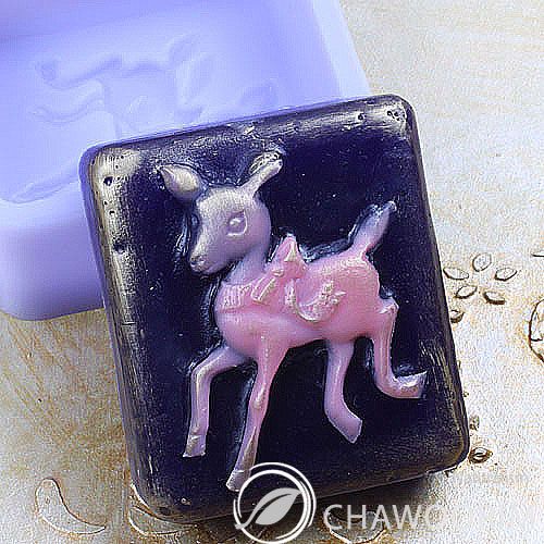 Baby deer Silicone Mold for soap making Candle making homemade 