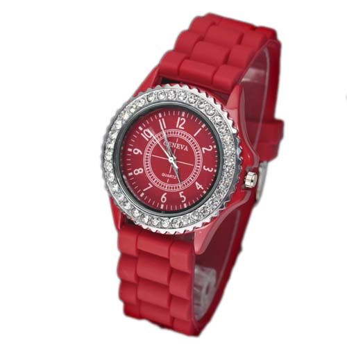 Colorful Jelly Silicone Young Teenager Unisex Fashion Quartz Wrist 