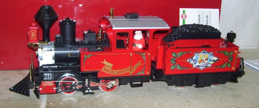 LGB G 25171 CHRISTMAS X MAS STEAM ENGINE W/ TENDER  