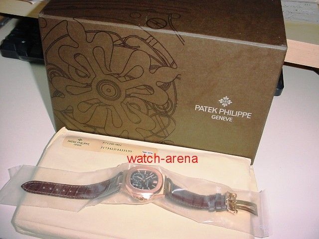 PATEK PHILIPPE 5712R NAUTILUS JUMBO ROSE GOLD   FACTORY SEALED  