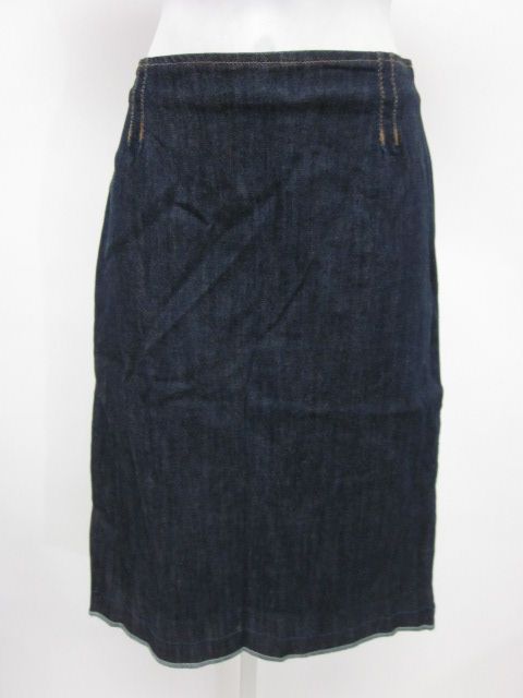 BODEN Cotton Stretch Knee Length Straight Skirt Sz 8R  