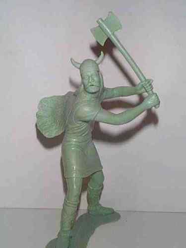 MARX 1964 6 INCH VIKING WARRIOR FIGHTING W BATTLE AXE  