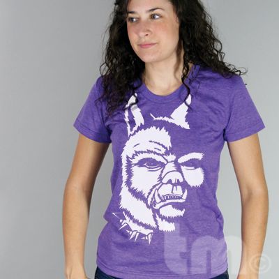   American Apparel TR301 T Shirt Vintage Werewolf teen Halloween costume