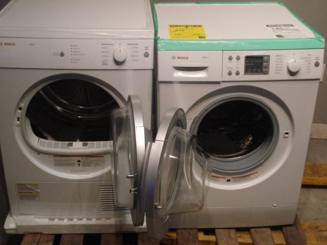   24/24 FRONT LOAD ELECTRIC WASHER / DRYER SETS WAS24460UC/WTV76100US