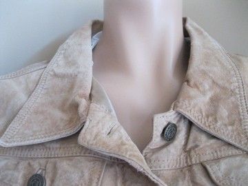 For Joseph Washable Suede Jacket, sz. Medium 8 10 Tan  