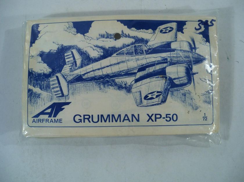 Airframe Grumman XP 50 1/72 Scale Model Airplane Kit 14  