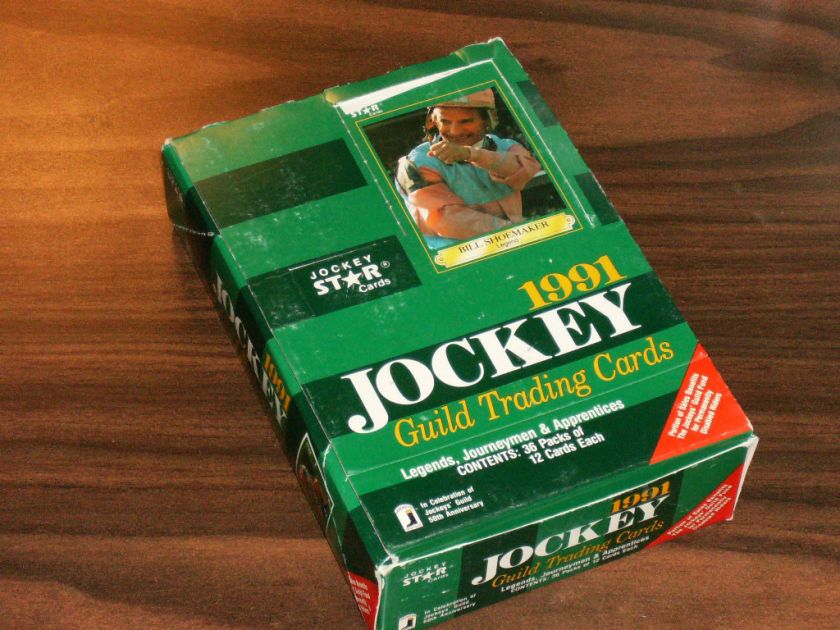 ONE BOX   1991 JOCKEY Guild Trading Star Cards Legends  