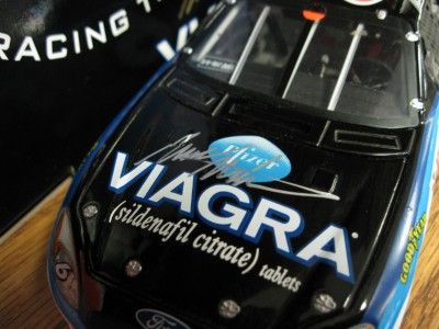 2002 1/24 Mark Martin #6 Viagra Auto/Signed Owners Car  