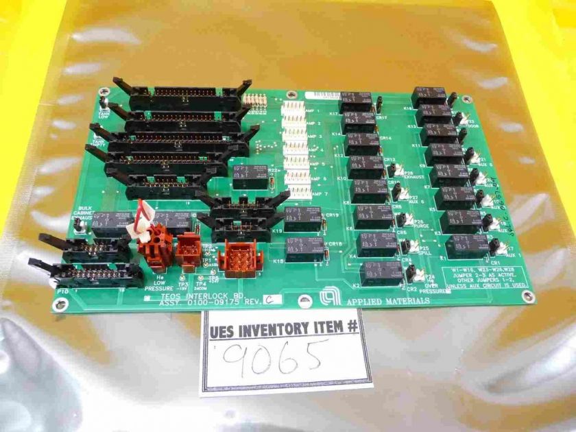 AMAT P5000 TEOS Interlock Board 0100 09175 working  