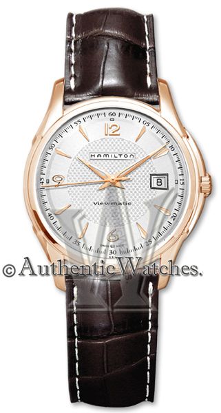   JAZZMASTER VIEWMATIC AUTOMATIC ROSE GOLD TONE NENS WATCH H32545555