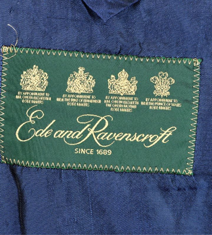 STUNNING EDE & RAVENSCROFT SAVILE ROW WOOL CASHMERE SUIT 44  