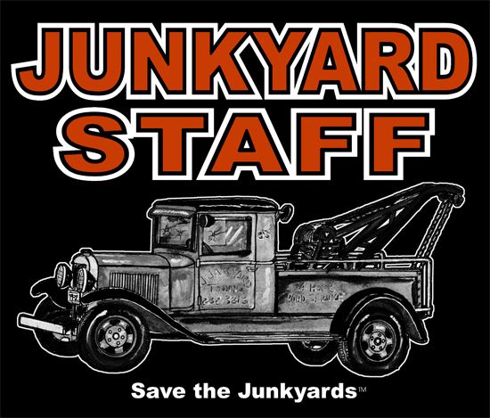 JUNKYARD PICKUP TEE FLATHEAD ENGINE TOW HOT STREET ROD  