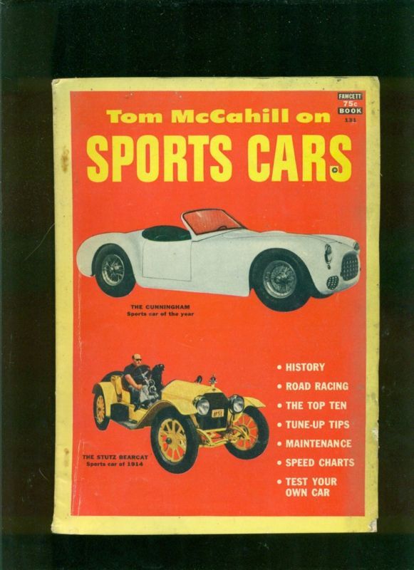 VINTAGE 1950S TOM MCCAHILL ON SPORTS CARS  