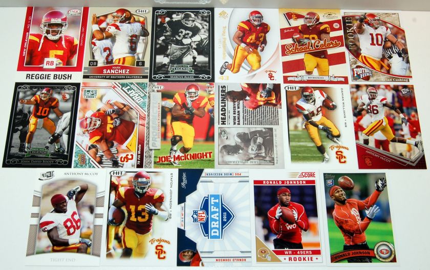 85 USC Trojans Lot Troy Polamalu Mark Sanchez Reggie Bush Allen 