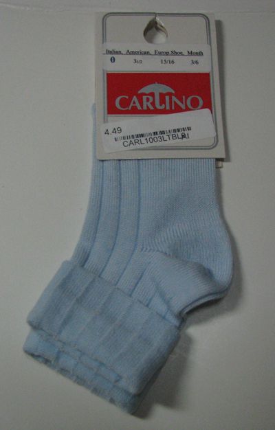 Infant toddler Holiday Socks Dressy Baby Blue Anklet  