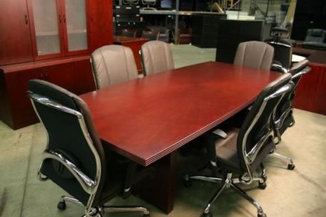 Mahogany Inlay Conference Table   Was $1600  