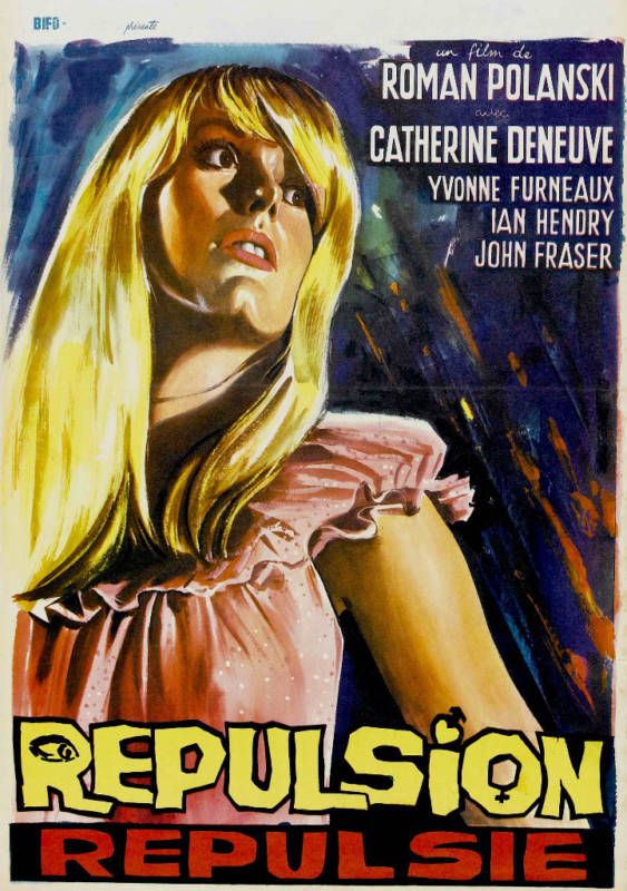 THREE (3 )   R. POLANSKI POSTERS   REPULSION   UNIQUE  