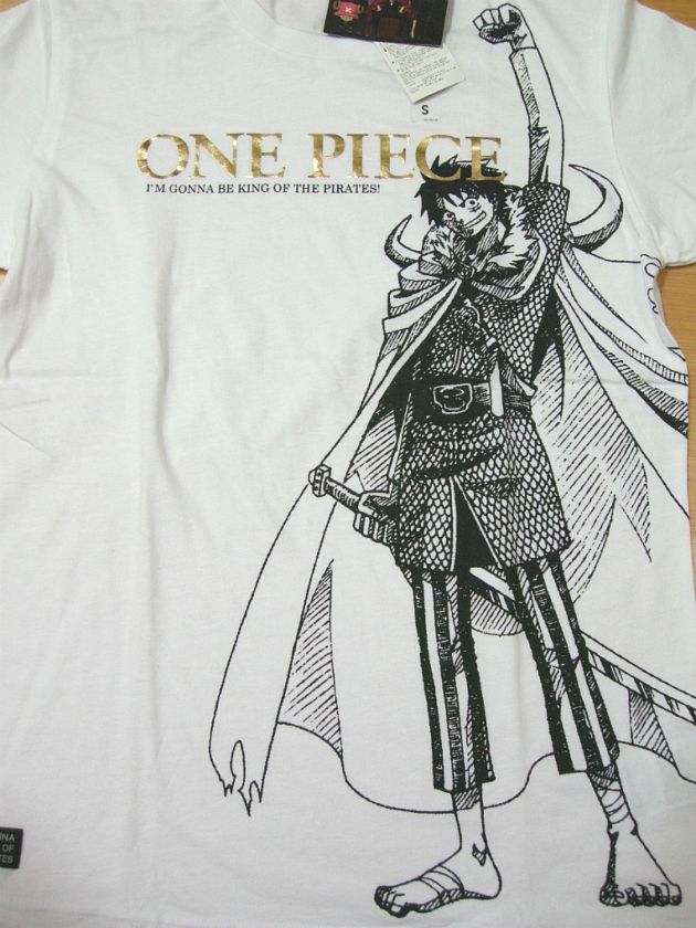 UNIQLO ONE PIECE MONKEY.D.LUFFY Graphic T Shirt WHITE KOREA LIMITED 