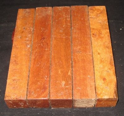 Exotic Rambutan Wood Turning Pen Blanks Lathe 1 x 1 x 6  