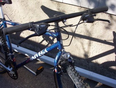 Univega Alpina Uno LX Mountain Bike Blue Chromoly Frame Very Good 