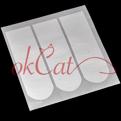 10 Pack Nail Art French Tip Forms Guides Sticker Fringe  