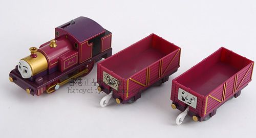 TOMY THOMAS TRACKMASTER T 19 LADY TRAIN W/ TRUCKS  