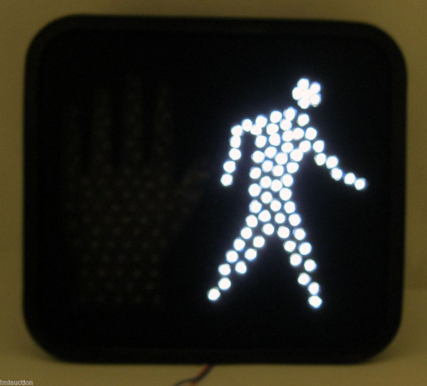   Sign LED Hand Man Traffic Pedestrian Signal TSL PED DP 16 FS  