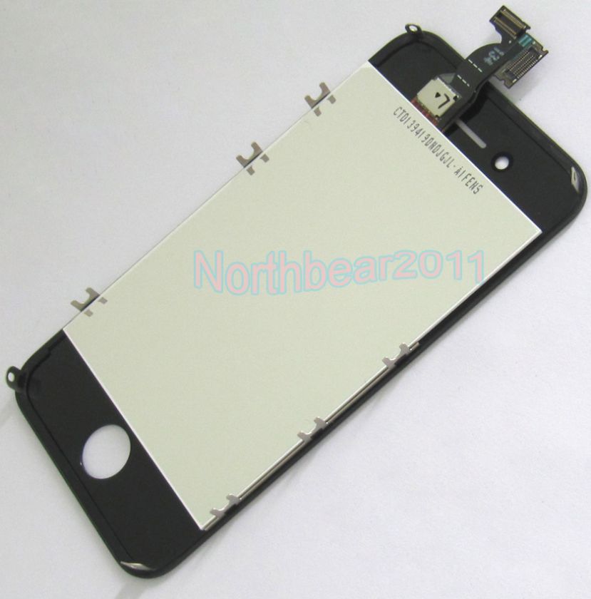   LCD Display+ Glass Touch Digitizer Screen Assembly for Iphone 4GS 4S