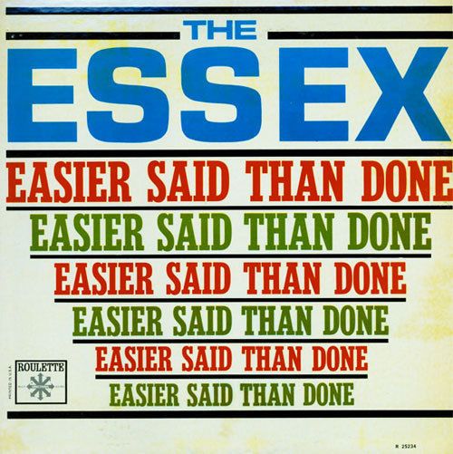 The Essex   Easier Said Than Done   Rare LP  