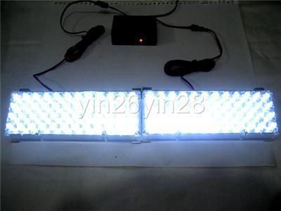 2x 48 LED W/W Car Truck Grille Strobe Light Set A157  