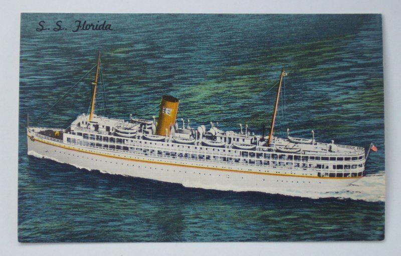 1964 P&O Steamship Co. S.S. Florida Nassau Miami FL PC  