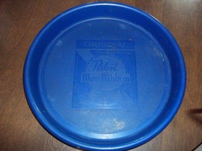 Pabst Blue Ribbon Plastic Beer Tray  