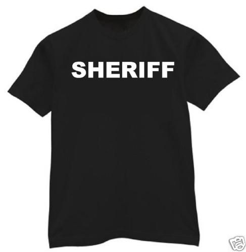 shirt XL SHERIFF county police DEPT. new colors  