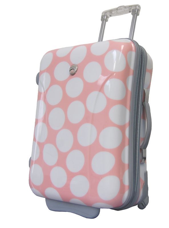 International Traveller Pink Dots Hardsided Wheeled 27 Upright Women 