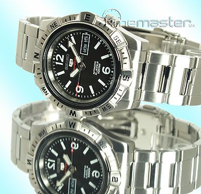 LATEST MENS SEIKO 5 SPORTS DIVE AUTOMATIC BLACK FACE SRP143J1  