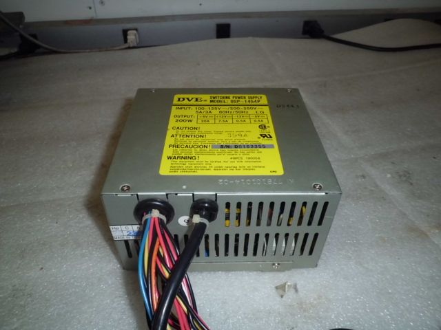 DVE DSP 1454P 200W Watts Power Supply TESTED  