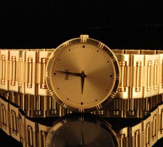 Excellent 18K Piaget Dancer Quartz Watch 84023 K81  