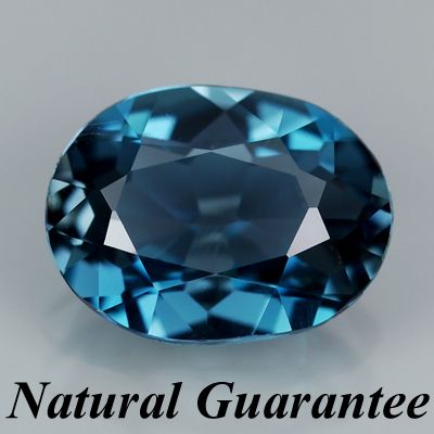 VVS Natural Gem 1.81ct Oval AAA London Blue Topaz, BRAZIL  