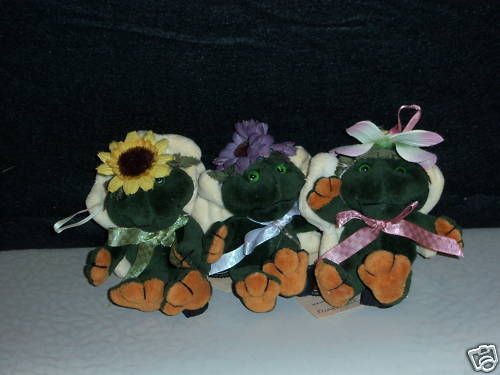 VHTF BOYDS BEARS FROG LOT~TILLY & TOOTS RIBBIT w/ LILLY  