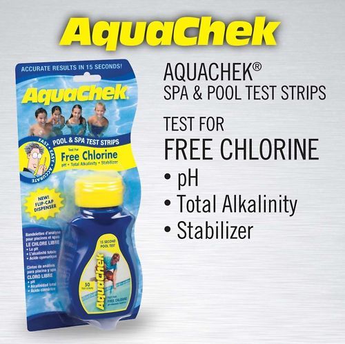 AQUACHECK YELLOW CHLORINE PH ALKAL AQUACHEK TEST STRIPS 090944012429 