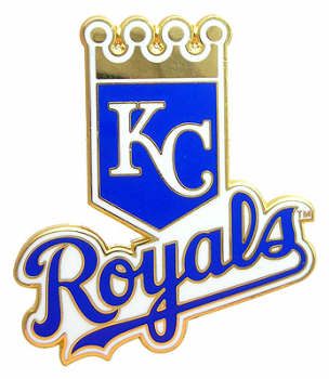 KANSAS CITY ROYALS MLB LOGO PIN  