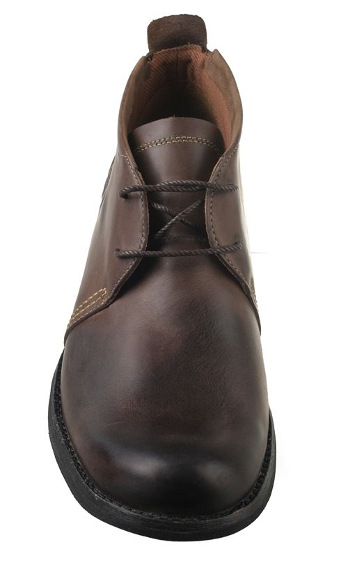 Timberland Mens Boots Earthkeepers City Plain Toe Chukka Brown Leather 