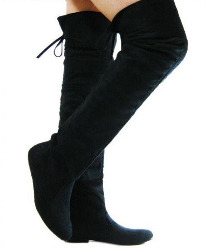 Comfort Slouchy Thigh High Women Boots Casual Shoes5 10  