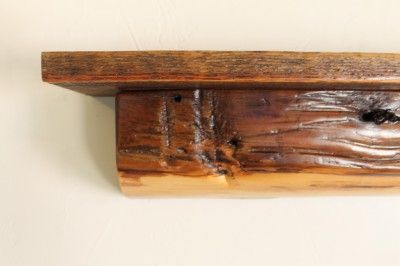 150 Reclaimed barn beam rustic log shelf, 1800s Cedar & Pine 28 