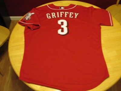 Majestic Cincinnati Reds authentic Griffey jersey sz.52  