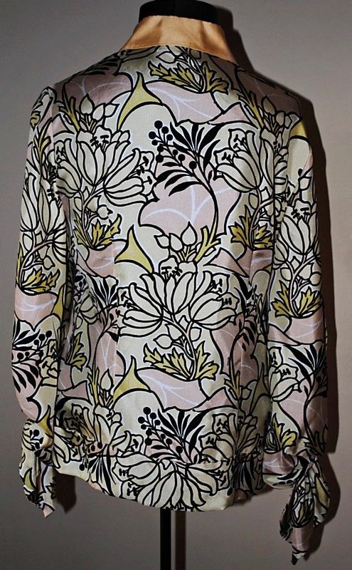 PRADA 2010 RESORT SILK SHIRT BLOUSE TOP NEW $1,085 42  