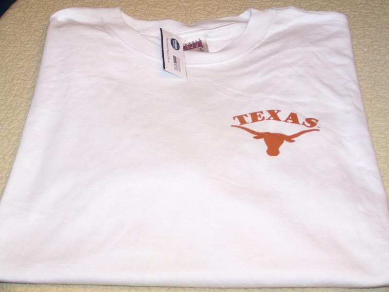 TEXAS LONGHORNS Hook Em Horns Stadium Shirt LG New NWT  