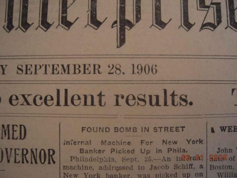 1906 1909 antique BOUND NEWSPAPERS cooper MYERSTOWN PA  