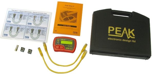 NEW Peak Atlas UTP05 Network Ethernet Cable Analyzer Meter Tester RJ45 